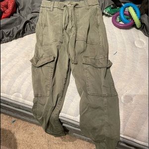 Green joggers/jean pants